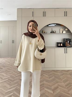 Maya Simli Merserize Kazak Bej 