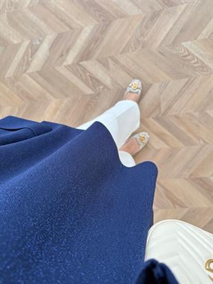 Maya Simli Merserize Kazak Lacivert