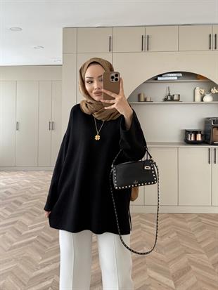  Maya Simli Merserize Kazak Siyah