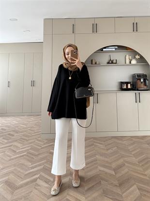  Maya Simli Merserize Kazak Siyah