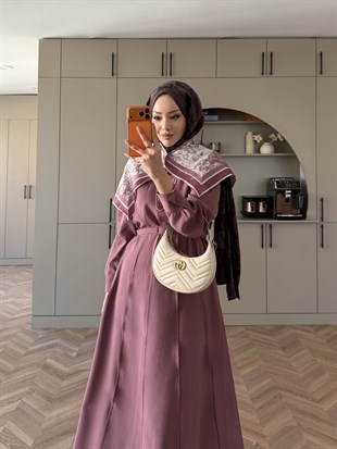 Mehrab Modal Elbise Gül Kurusu (3018)