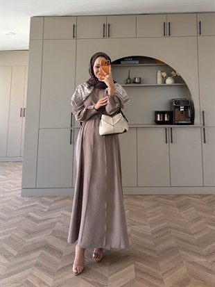 Mehrab Modal Elbise Vizon (3018)