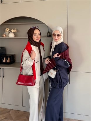 Melora Fermuarlı Eşofman Takım Lacivert (4567)