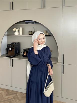 Meya Elbise Lacivert