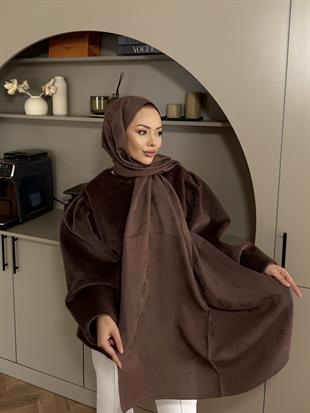 Mocha E Desen Naia Şal 