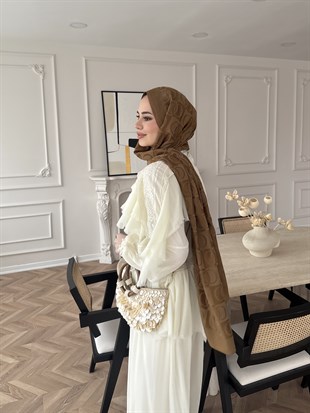 Mollis Fırfırlı Pantolon Takım Ekru (3040)