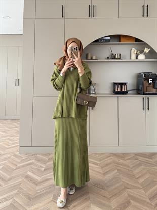 Morden Triko Etekli Takım Yeşil