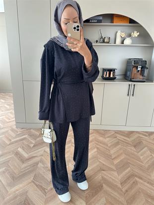 More Taşlı Oysh Takım Antrasit