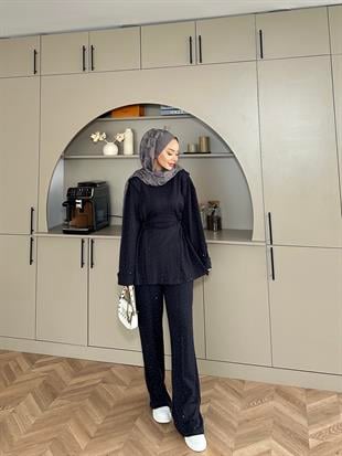 More Taşlı Oysh Takım Antrasit