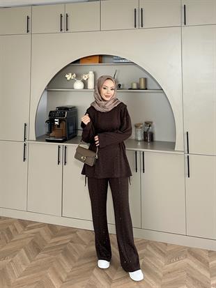 More Taşlı Oysh Takım Kahve