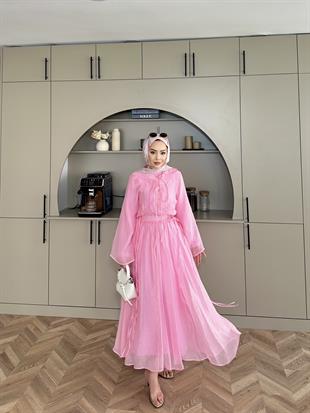 Morgan Etekli Takım Pembe