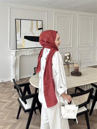 Nakışlı Kimono Beyaz