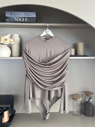 Nalu Drapeli Çıtçıtlı Body Vizon