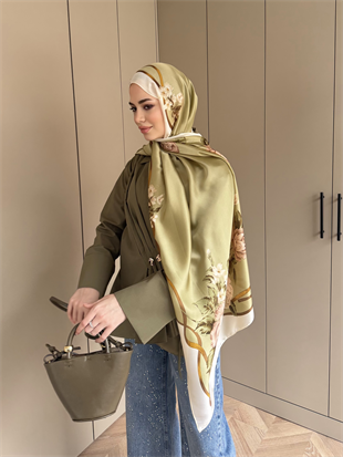 Niva Broş Detaylı Gömlek Haki (4406)