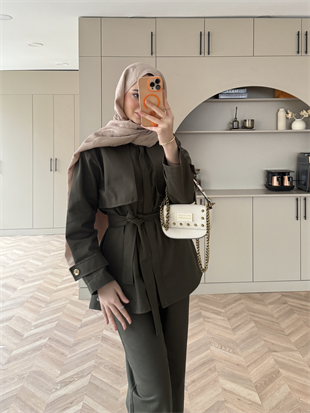 Norton Pantolonlu Takım Haki (4448)