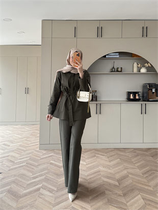 Norton Pantolonlu Takım Haki (4448)