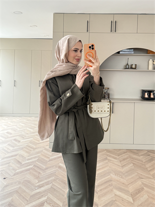 Norton Pantolonlu Takım Haki (4448)