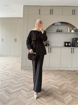 Norton Pantolonlu Takım Kahve (4448)