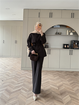 Norton Pantolonlu Takım Kahve (4448)