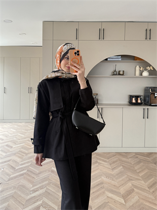 Norton Pantolonlu Takım Siyah (4448)