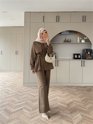 Norton Pantolonlu Takım Taba (4448)