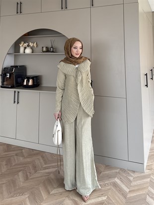 Ocea Korsaj Detaylı Takım Haki (5804)