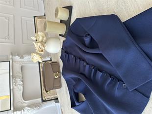 Odella Çelik Örme Hırka Lacivert