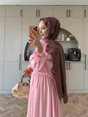 Ofelia Gipeli Etekli Takım Pembe (5747)