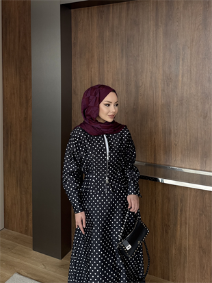 Puantiyeli Takım Siyah (4428)