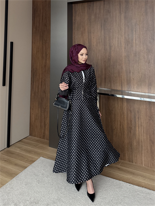 Puantiyeli Takım Siyah (4428)