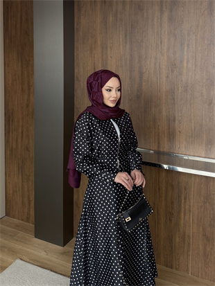 Puantiyeli Takım Siyah (4428)