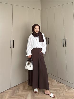 Boris Tensel Pantolon Acı Kahve 