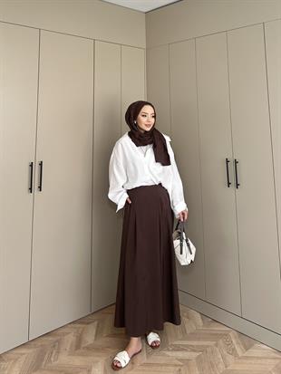 Boris Tensel Pantolon Acı Kahve 