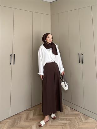 Boris Tensel Pantolon Acı Kahve 