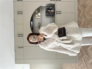 Orjinal Alpaka Kürk Ekru