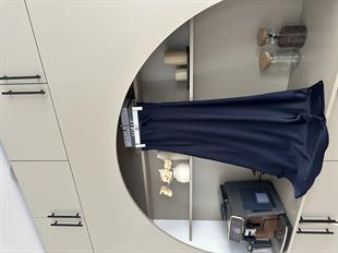 Carla Saten Etek Lacivert