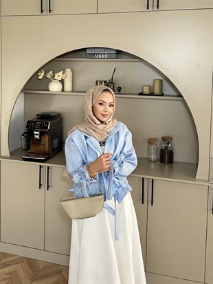 Oslo Jakar Ceket Bebe Mavi