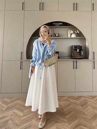 Oslo Jakar Ceket Bebe Mavi