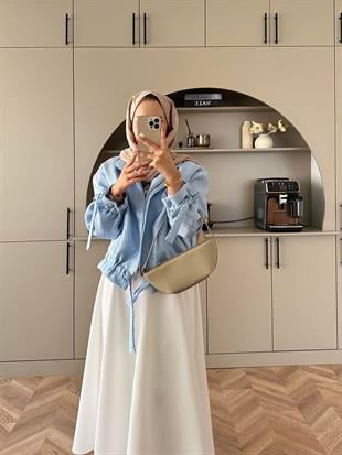 Oslo Jakar Ceket Bebe Mavi