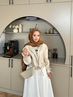 Oslo Jakar Ceket Bej