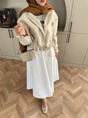 Oslo Jakar Ceket Bej