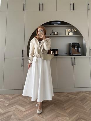 Oslo Jakar Ceket Bej