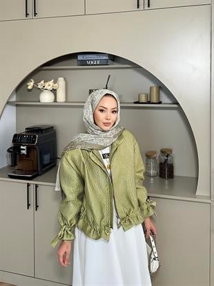 Oslo Jakar Ceket Yağ Yeşili