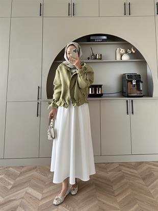 Oslo Jakar Ceket Yağ Yeşili