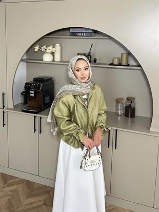 Oslo Jakar Ceket Yağ Yeşili