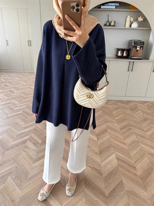 Pare Angora Kazak Lacivert