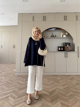 Pare Angora Kazak Lacivert