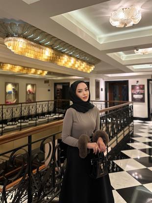  Peluş Kollu Çıtçıtlı Body Vizon