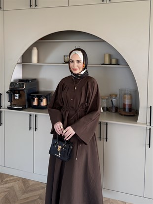 Plato Asimetrik Etekli Takım Kahve (8029)