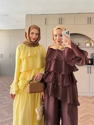 Prag Kat Kat Pantolon Takım ButterYellow (2025)